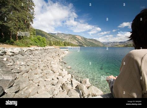 Lake Chelan State Park Washington Stock Photo Alamy