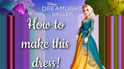 Disney Dreamlight Valley Dress Design Tutorial Customization Tips