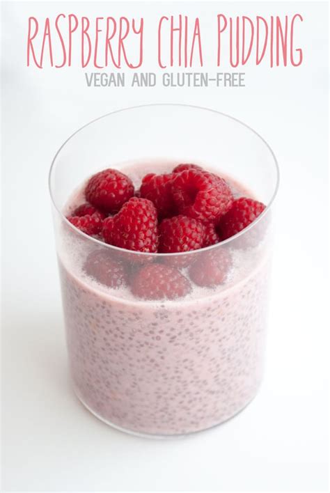 Raspberry Chia Pudding Recipe Elephantastic Vegan