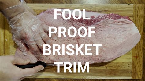 Foolproof Brisket Trim Easiest Method To Follow Youtube