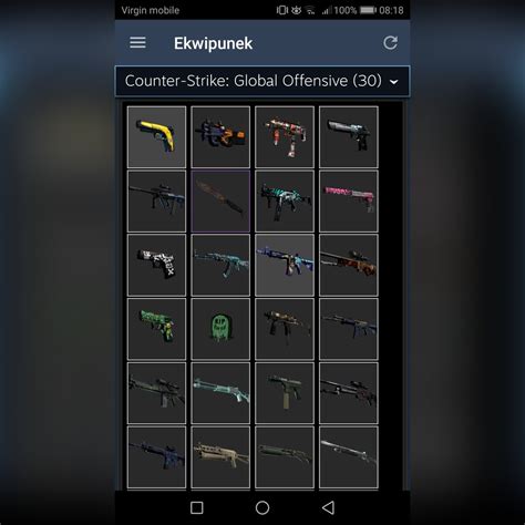 Zestaw skinów csgo kosa Bowie ak m4 awp itd cs go Bielsko Biała Kup