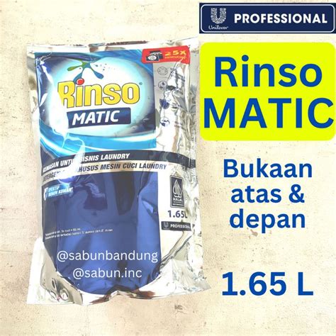 Jual Rinso Matic Detergent Detergen Cair Matic Deterjen Laundry