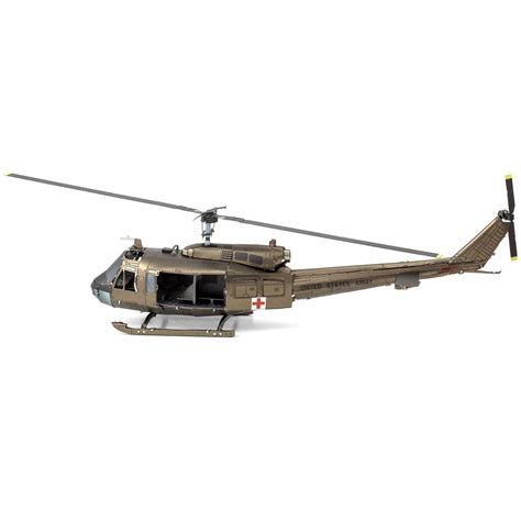 Uh 1 Huey® Helicopter Metal Earth 3d Metal Model Kits