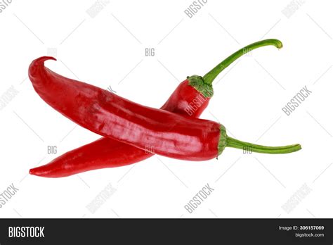 Two Red Hot Chilli Image Photo Free Trial Bigstock