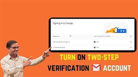 How To Set Up Two Step Verification On Google Account How To Turn On