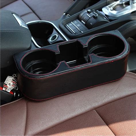 Universal Car Seat Cup Holder Trash Can Car Storage Box Auto Drink ...