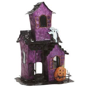 The Haunted World of Halloween Village Houses | Halloween village ...