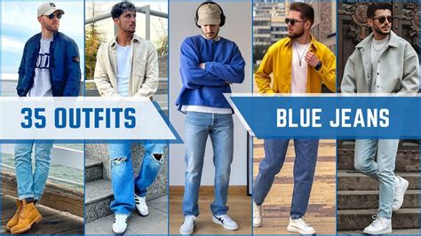 35 Blue Jeans Outfit Ideas For Fall 2023 Men S Fashion Youtube