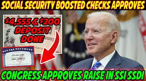 CONGRESS APPROVES RAISE IN MONTHLY CHECKS 4 700 MO EXTRA IN BENEFITS