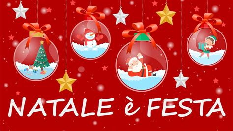 NATALE è FESTA Testo Canzone di Natale con testo in video e in