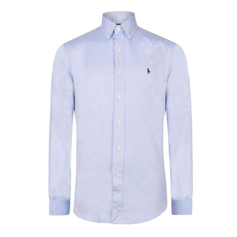 POLO RALPH LAUREN | Pinpoint Oxford Shirt | Men | Oxford Shirt - Long ...