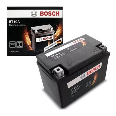 Bateria Bosch Moto Ah Bt A Bs Agm Ref Yuasa Yt A Bs