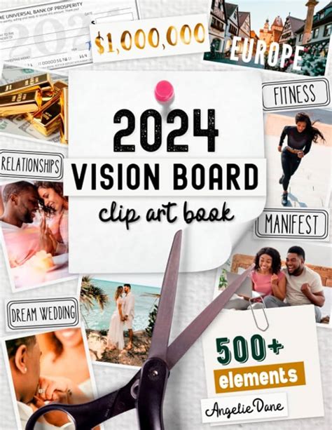 2024 Vision Board Clip Art Booklet - Kerri Donella