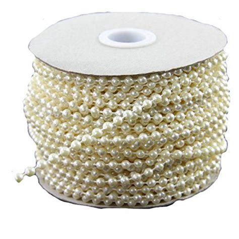 4mm X 100ft Ivory Bead Roll Use For Any Diy Project Also Available In