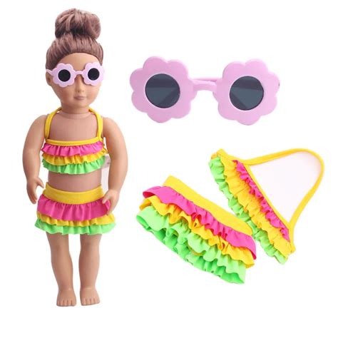 Aliexpress Buy Doll Clothes Pcs Swimwear Bikini Outfit Toy