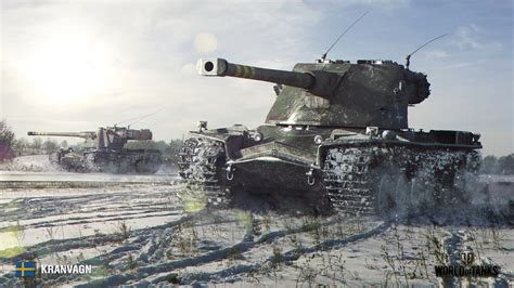 Image Wot Tank Kranvagn Winter Snow Games X