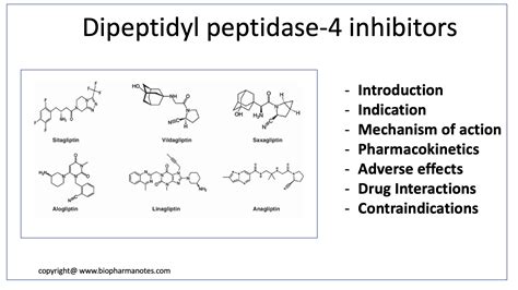 Dipeptidyl Peptidase 4 Inhibitors Biopharma Notes