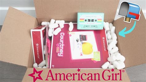 Opening American Girl Doll Courtney Haul And Tv Unboxing 👾 Youtube