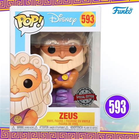 Funko Pop Disney Hercules Zeus Edicion Especial Mercado Libre