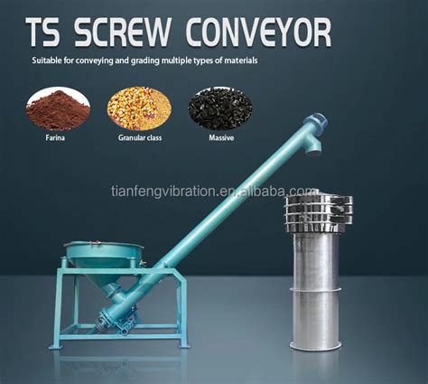 Heated Screw Conveyor Vertical Screw Conveyor Auger Screw Conveyor For