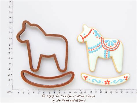 Rocking Dala Horse Cookie Cutter Set Etsy