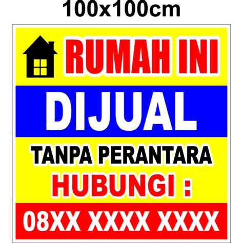 Jual Cetak Spanduk Banner Dijual Disewakan Dikontrakan Shopee Indonesia