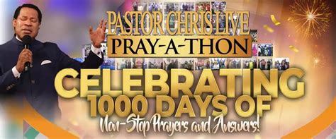 Join Pastor Chris Every Monday Wednesday And Friday For A Time Of