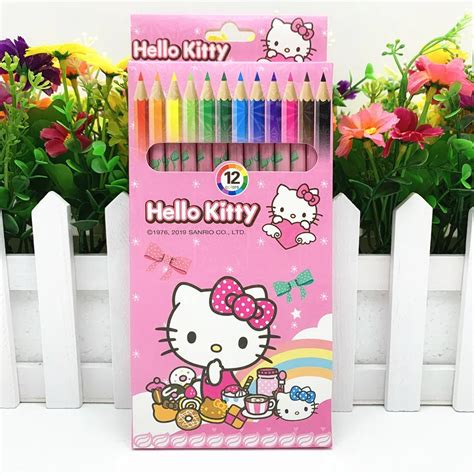 Sanriod Juego De L Pices De Colores Kawaii Para Ni Os Set De