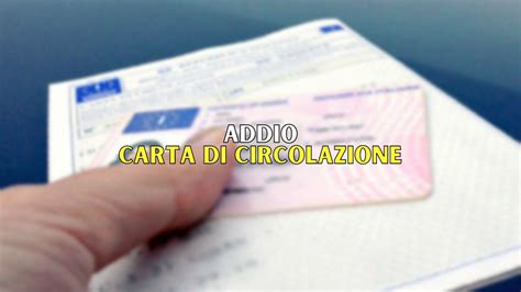 Addio Carta Di Circolazione Se Fai Questo Errore Ti Tolgono Tutto Fai