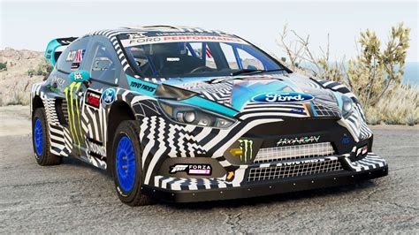 Ford Focus Rs Rx Hoonigan Gymkhana Beamng Drive