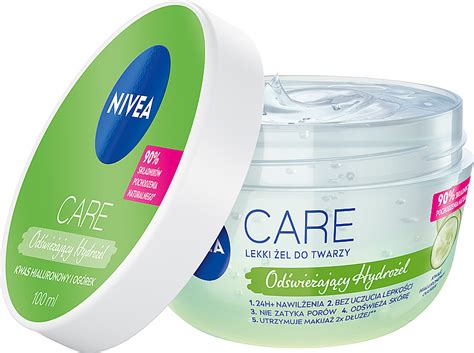 Gel hyaluronique à l extrait de concombre pour visage Nivea Care