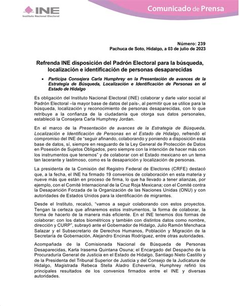 INEMexico on Twitter BoletínINE Refrenda INE disposición del