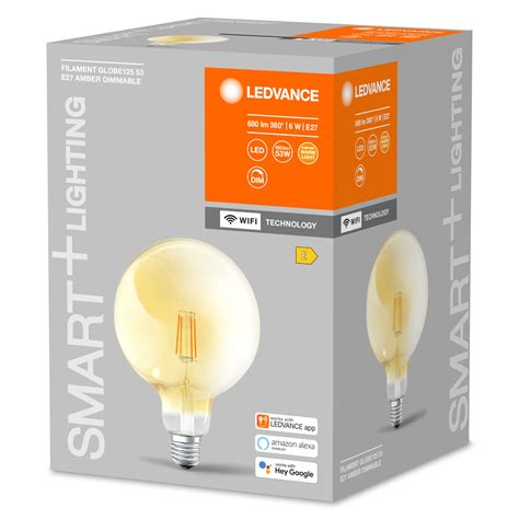 LEDVANCE SMART WiFi Filament Globe E27 6W 2 400 K Lampenwelt De