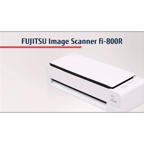 Fujitsu Fi 800R Ultra Compact Color Duplex Document Scanner With Dual