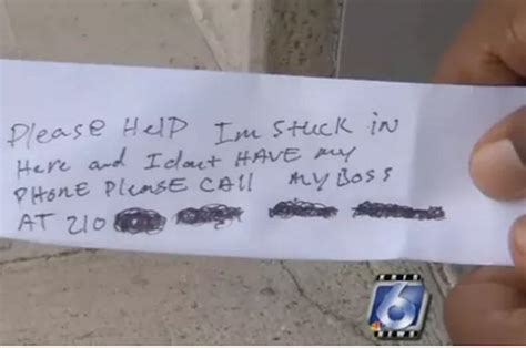 A Man Trapped Inside An ATM Slipped Notes To Customers Begging For Help