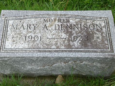 Mary Alice Troop Dennison Find A Grave Memorial