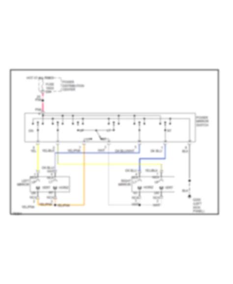 Электросхемы ПРИВОД ЗЕРКАЛ Dodge Ram Van B1500 1996 Wiring Diagrams For Cars