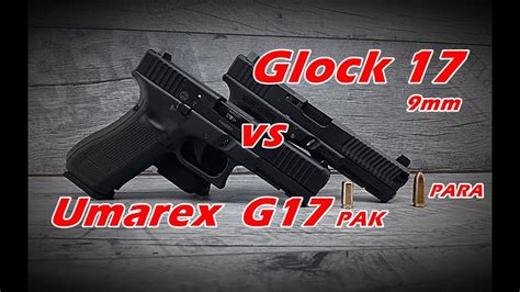 Umarex Glock Gen Mm Pak Vs Real Glock Mm Para Youtube