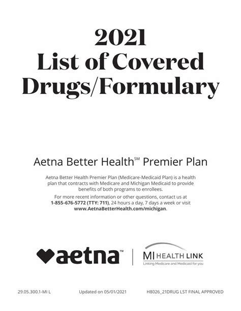 Aetna Drug Plan Formulary Perla Brandais