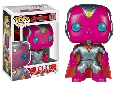 Funko Pop Metallic Vision Avengers Civil War Marvel Metalico