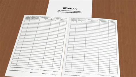 Журнал противоаварийных тренировок электротехнического персонала ...
