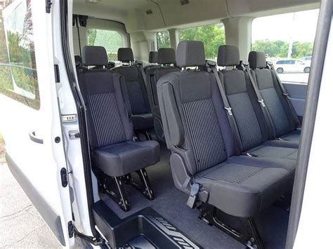 Ford 15 Passenger vans Shuttle Bus Cargo Church Van Party High Roof 12 ...