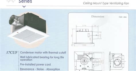 Maximaxsystems Kdk Ceiling Mount Type Ventilating Fan Super Quiet