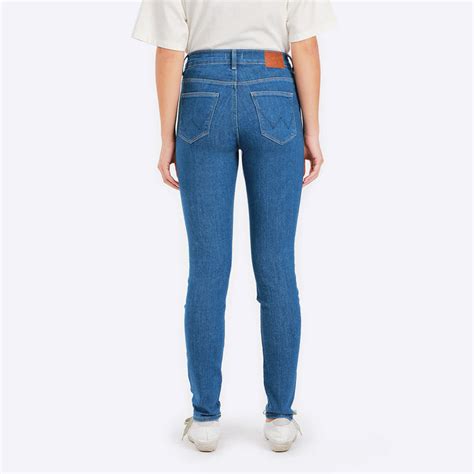 Skinny Fit Body Bespoke Collection High Rise Womens Jeans Blue