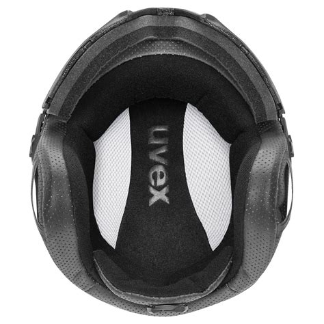 Uvex Instinct Visor White Black Matt Silver Mirror Ski Helmets