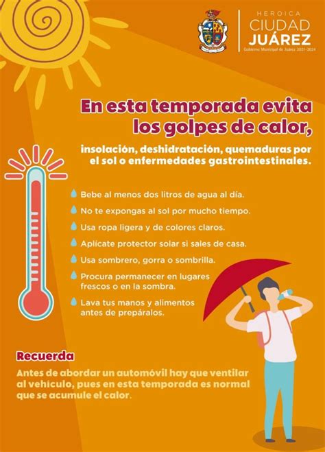 Recomendaciones Para Evitar Golpes De Calor Por Altas Temperaturas