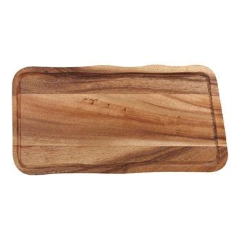 Acacia Rectangular Wooden Board With Juice Groove X Cm Acacia