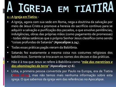 Ppt Tiatira A Igreja Tolerante Powerpoint Presentation Free