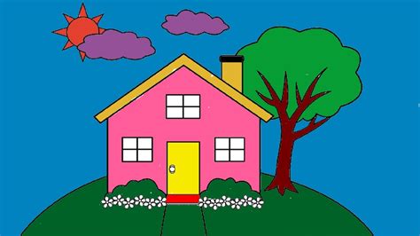 Drawing For Kids House at Katherine Sievers blog