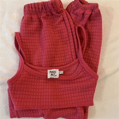 Princess Polly Women S Pink Joggers Tracksuits Depop